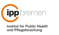 Vorläufiges Logo Institut für Public Health und Pflegeforschung (IPP)